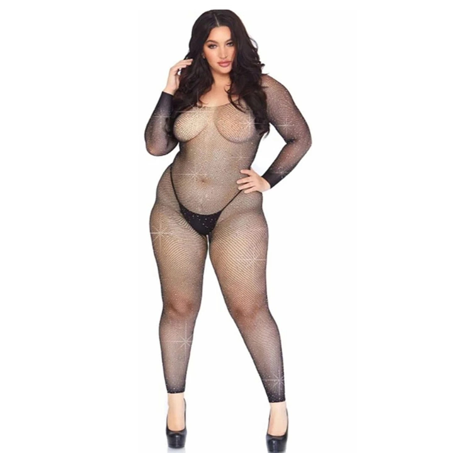 

Женское сексуальное белье: колготки с бриллиантами, сетчатый боди-комбинезон, ночная одежда, боди без шва между ногами