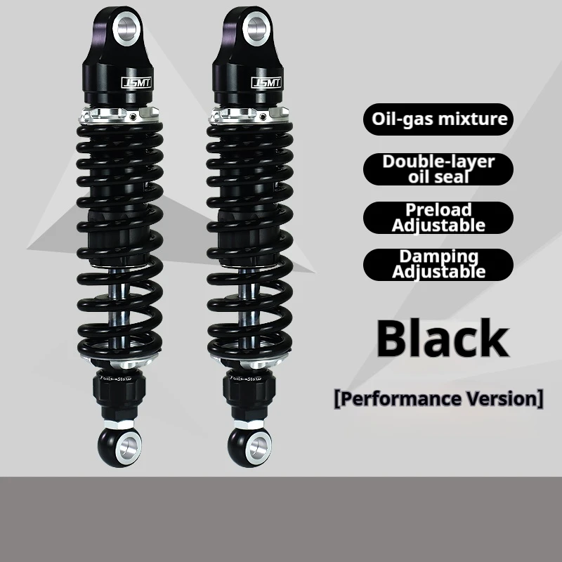 JSMT FOR Harley IRON1200 IRON883 280-360MM Dual Adjustable Rear Shock Preload Rebound Damping Suspension Parts