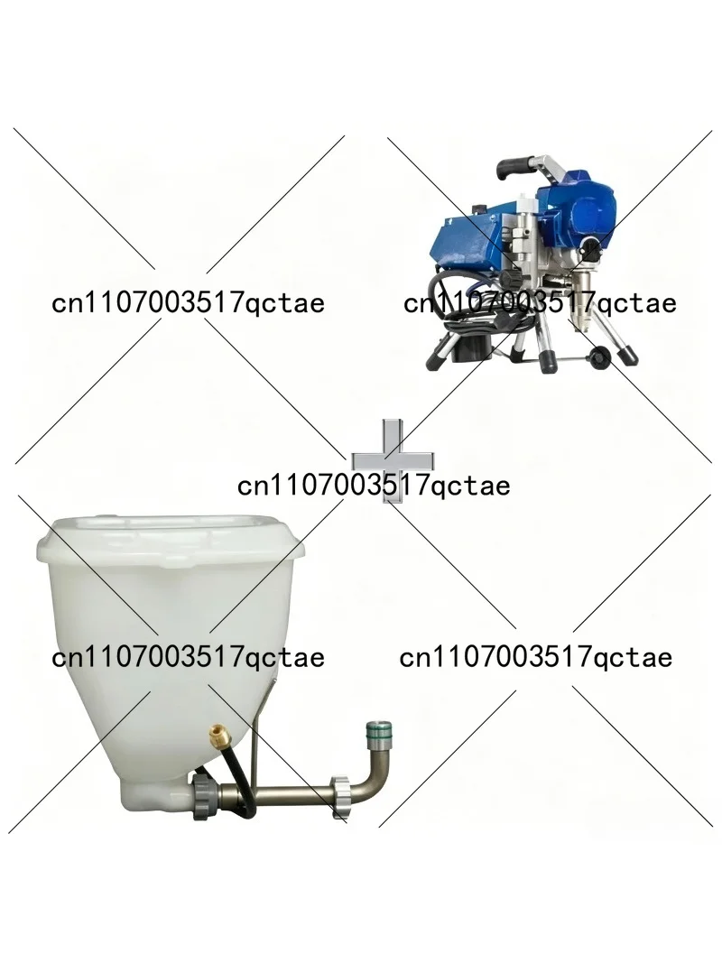 6L Spray Machine Reservoir, DIY Paint Tank for Airless Sprayer, Portable Paint Container