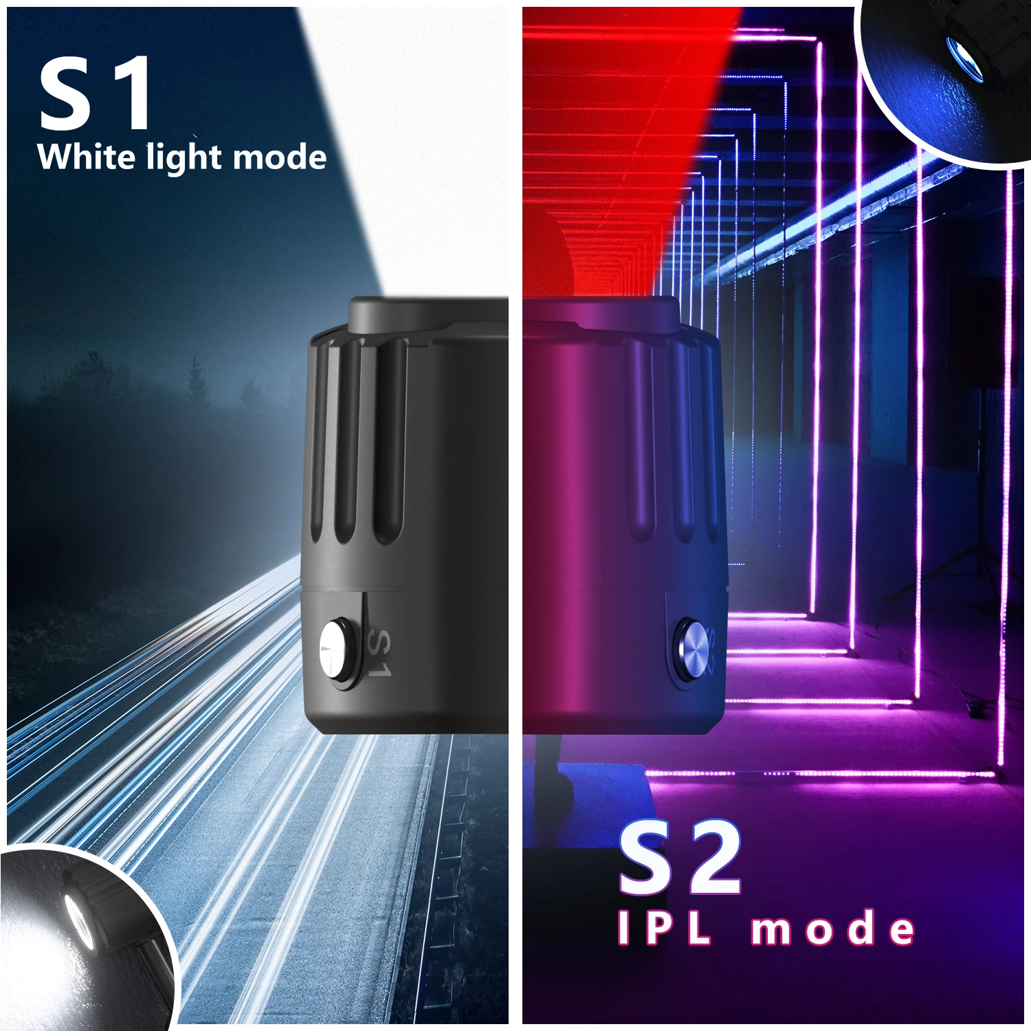 防水写真照明,40メートル,1000ルーメン,充填ライト