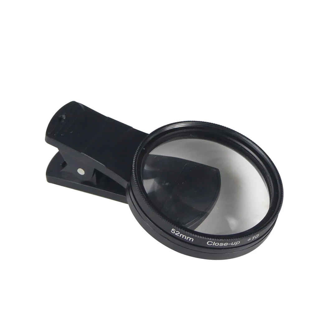 52MM Phone Lens Filter Clip Circular Universal Camera Lens CPL UV Color Filter Optional for iPhone Mobile Phone Smartphone