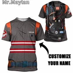 Cosplay GHOSTBUSTERS Costume Tshirt 3D Men t shirt Harajuku Fashion Short Sleeve shirt Casual Boys Streetwear Unisex tshirt-11