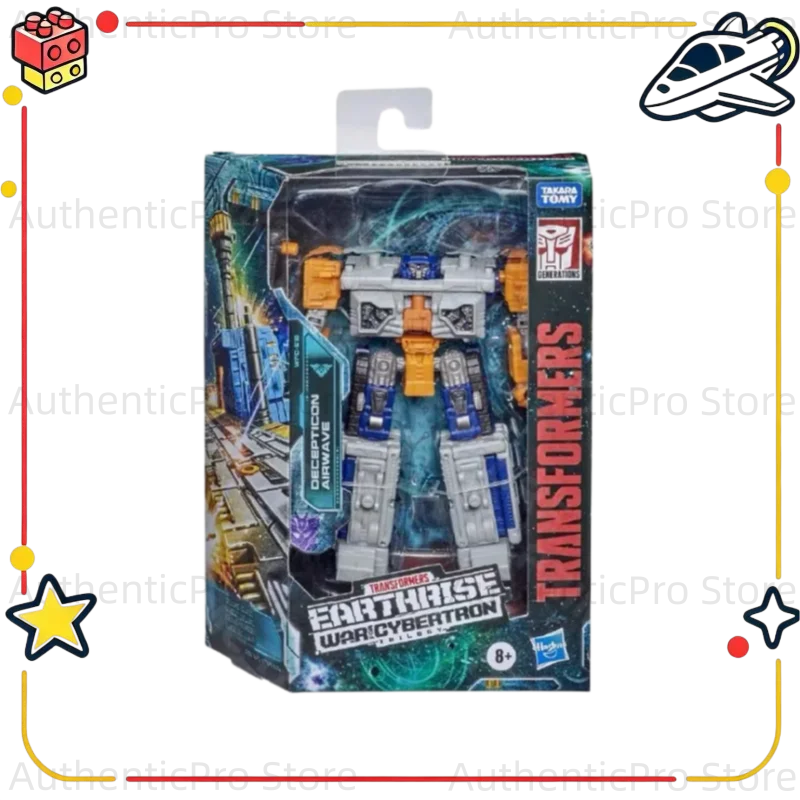 【In Stock】Hasbro Transformers War for Cybertron Earthrise WFC‑E18 Decepticon Airwave Deluxe‑class Action Figure Display Toy