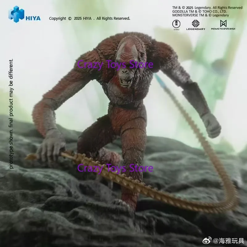 재고 있음 15CM HIYA 6인치 액션 피규어 정교한 기본 시리즈 고질라 X 킹콩 뉴 엠파이어 스카 킹 애니메이션 장난감 컬렉션