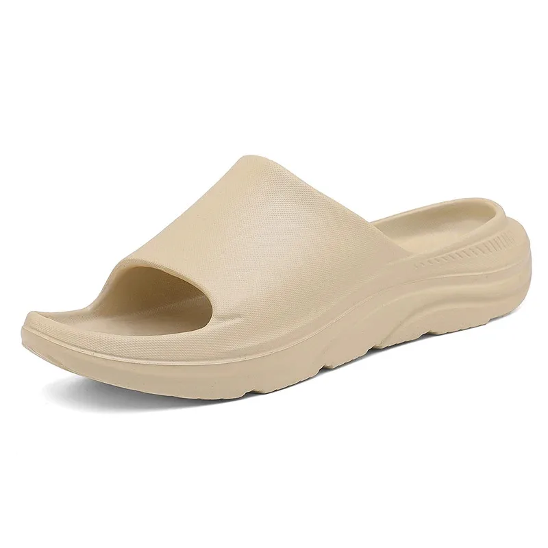 

Мужские летние шлепанцы на толстой подошве, повседневные нескользящие сандалии из ЭВА, мужские пляжные тапочки, большие размеры 47, мужская обувь