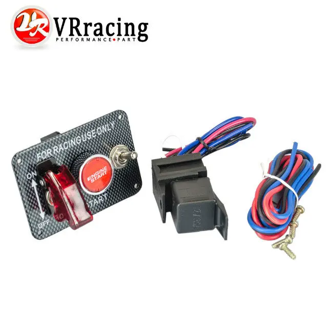 VR - Racing Car Electronics Switch Kit Panel Engine Start Button toggle with accessory VR-QT311