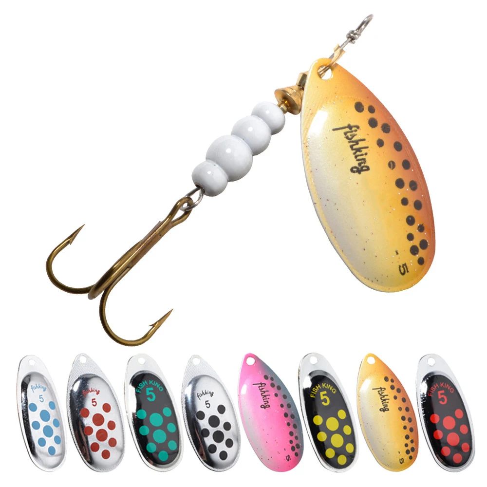 

FTK Fishing Spoon Bait Spinner Lure 3.8g/4.2g/6.1g/10g/13.6g Artificial Lure Wobblers Metal Lures SpinnerBait Fishing Goods