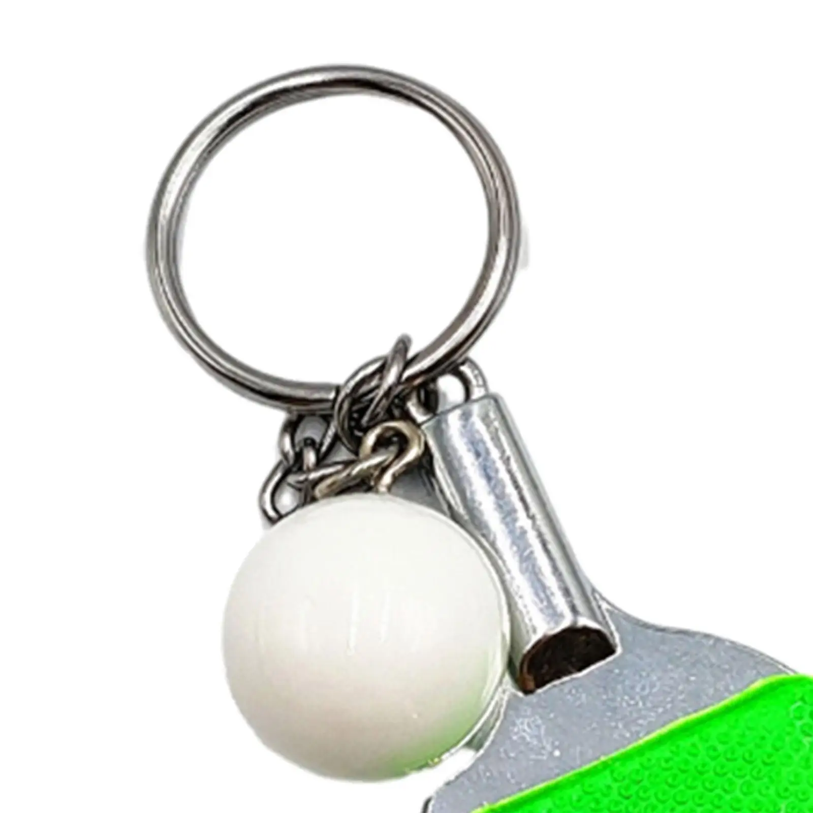 Table Tennis Keychain Sports Themes Keyring Metal for Men Women New Year Holiday