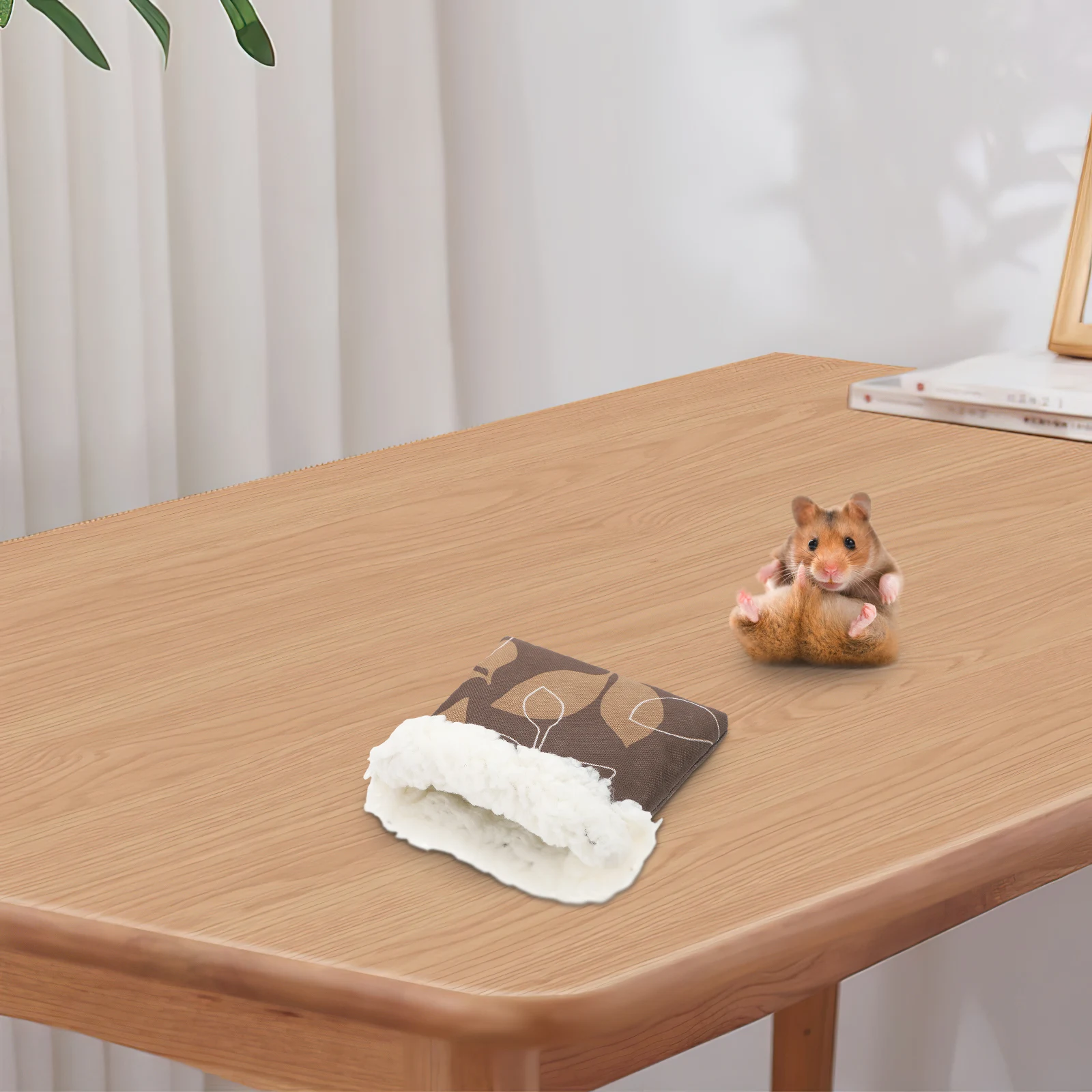 

Warm Pet Sleep Sack Bed For Hamster Rabbits Small Pets Cozy Wrap Blanket Nest Sleeping Bag Car Home Use Pet Sleep