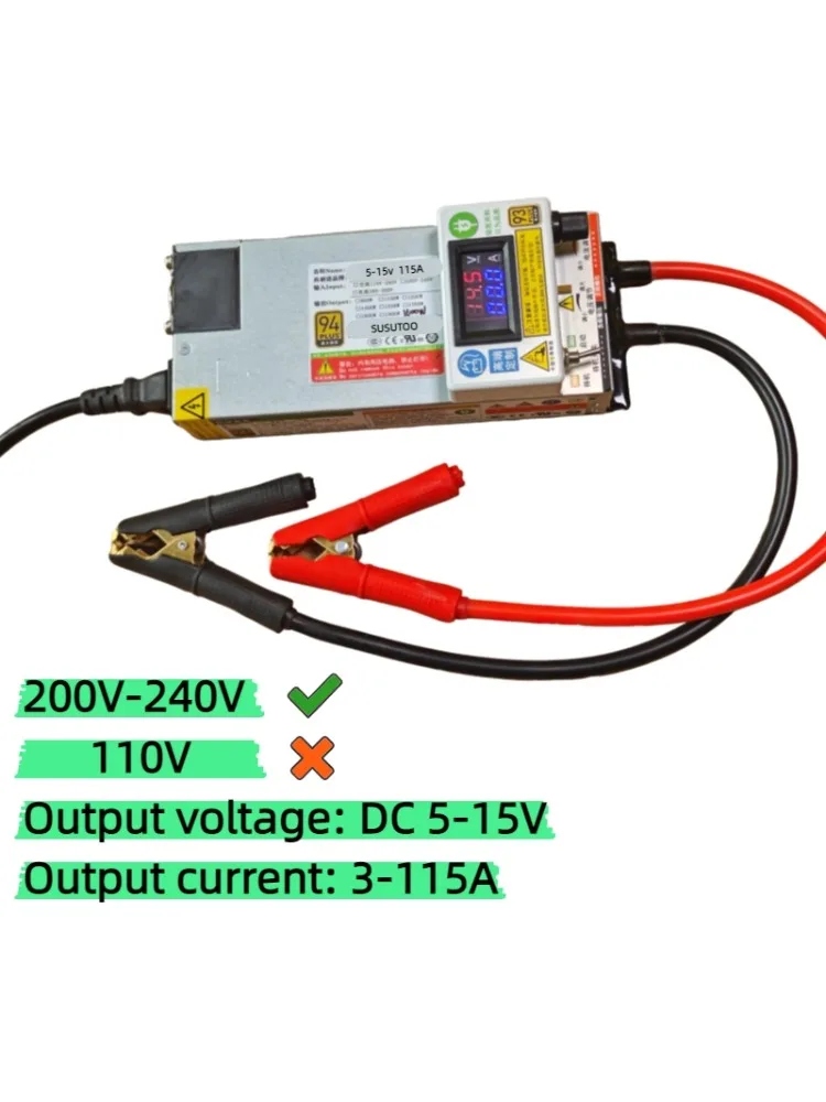 NONE 12,6 V 14,6 V, 100 A 120 A ternäres Ladegerät, Auto-Programmiernetzteil, Audio-Einstellungsnetzteil, hohe Leistung, Wohnmobil-Aufladung 3