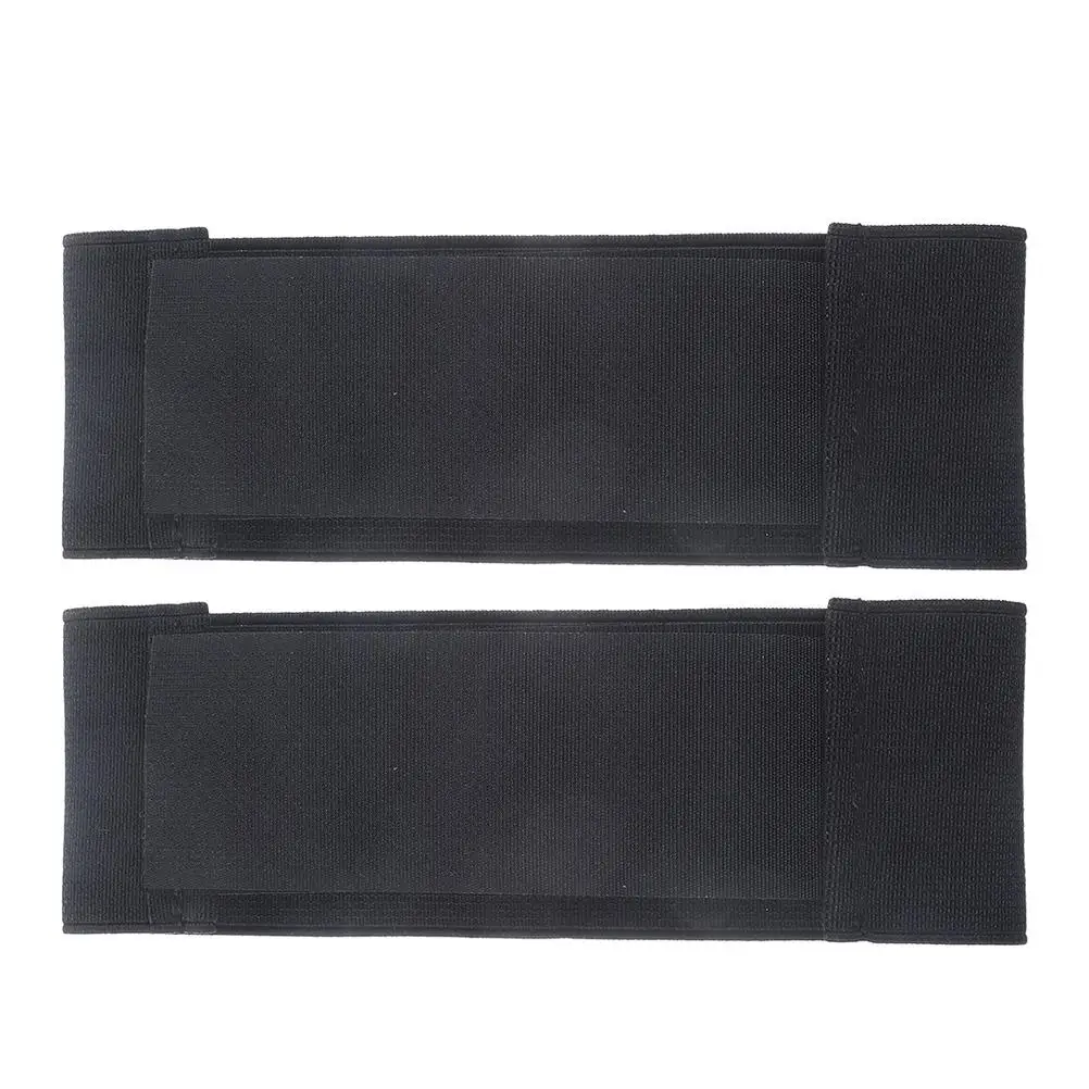 

2 Pcs Hockey Straps Skate Guards Field Shin Youth for Kids Puck Accessories Polyester Black Man