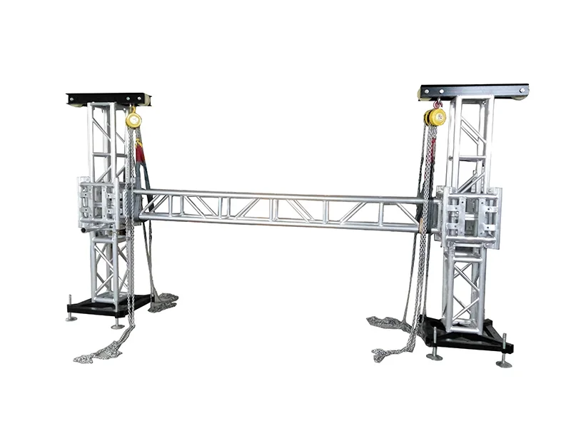 Best Quality Square Truss Professional Lift Ground Support Aluminum Lighting Truss Tower System For Sale