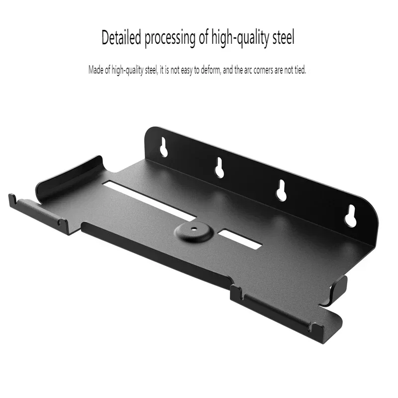 Wall Mount Bracket Display Stand Base with Controller Holder Wall Hanging Stand for PS5 Slim Digital Edition and Disc Edition