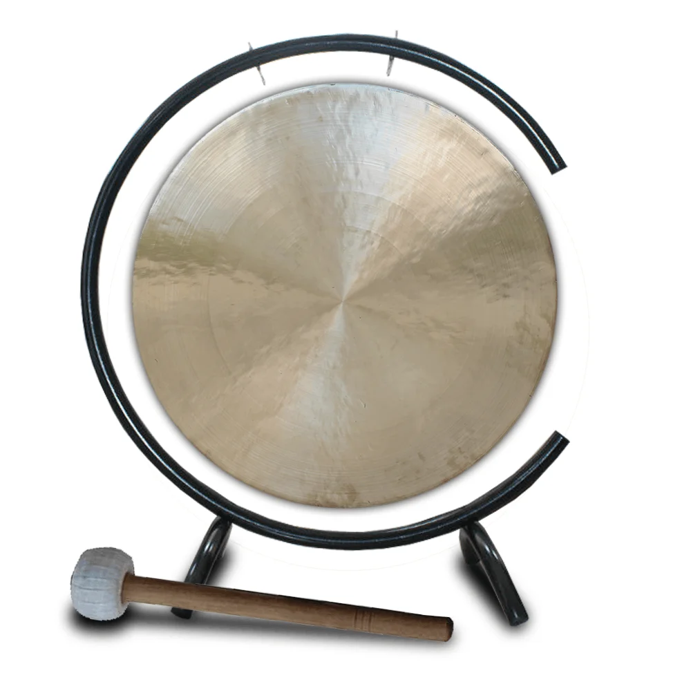 

22''/ 55CM Chau Gong with C-type Gong Stand Traditional Chinese Gongs For Healing and Meditation