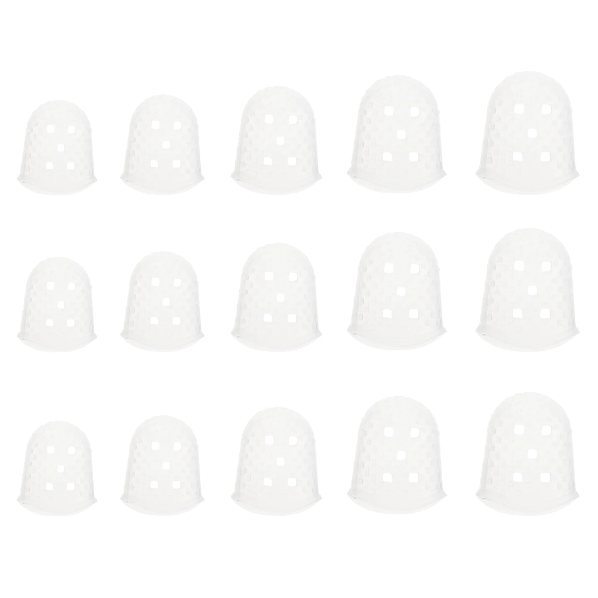 

15 Pcs Large Play The Piano with Fingertips Sleeves Silicone Guards Child Electric Guitars for Kids