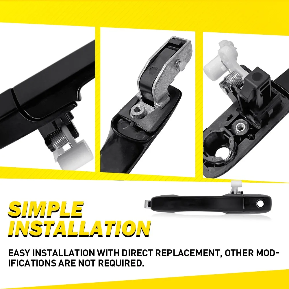 Exterior Outer Door Handle Opener Latch For Honda CRV 2002-2006 2nd Gen  72680-S9A-003 72640-S9A-003 72180-S9A-003 72140-S9A-003