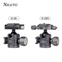 XILETU Quick Release Ball Head Universal 360° Panoramic Tripod Ball Head with Cold Shoe for Arca DSLR Camera Stabilizer Adapter