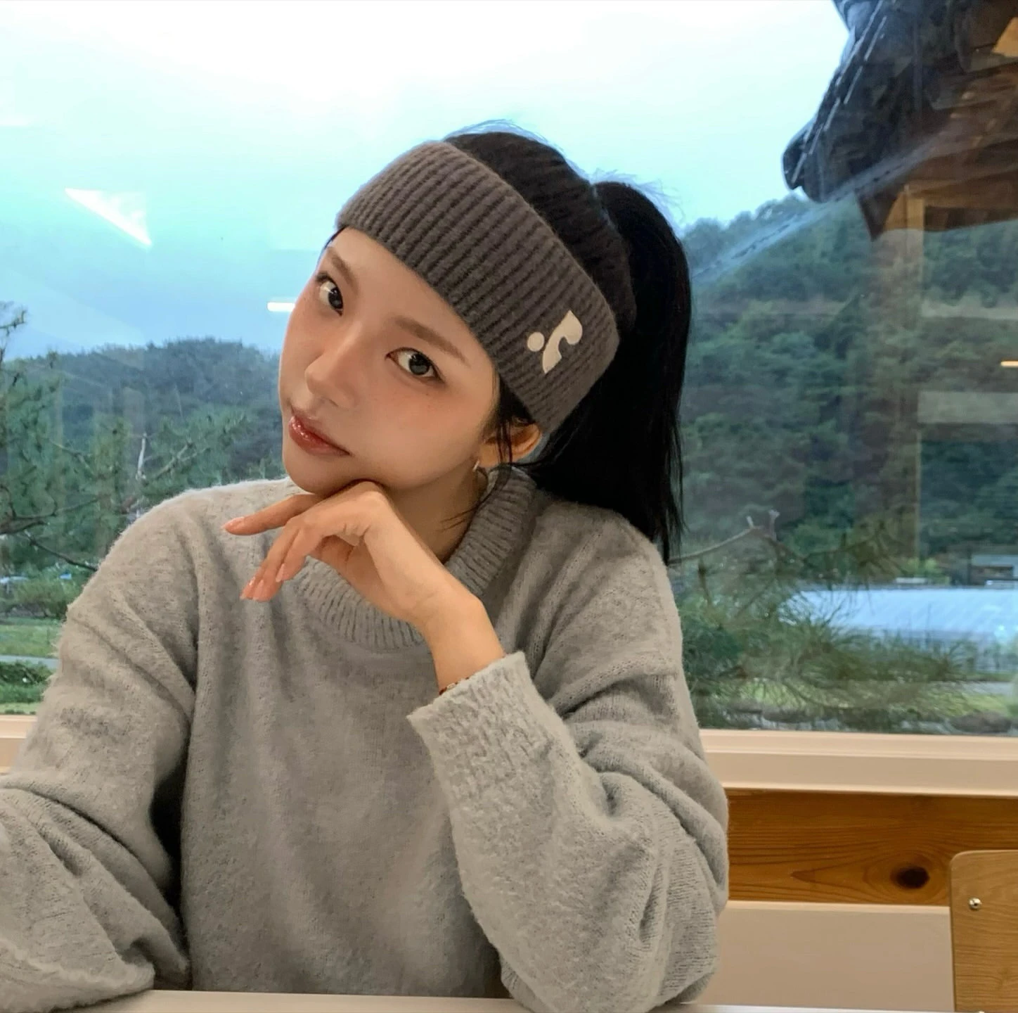 Street Sle-suéter de punto redondo Ne Long Sve para mujer, Top peludo con Bordado de letras, Top informal cómodo