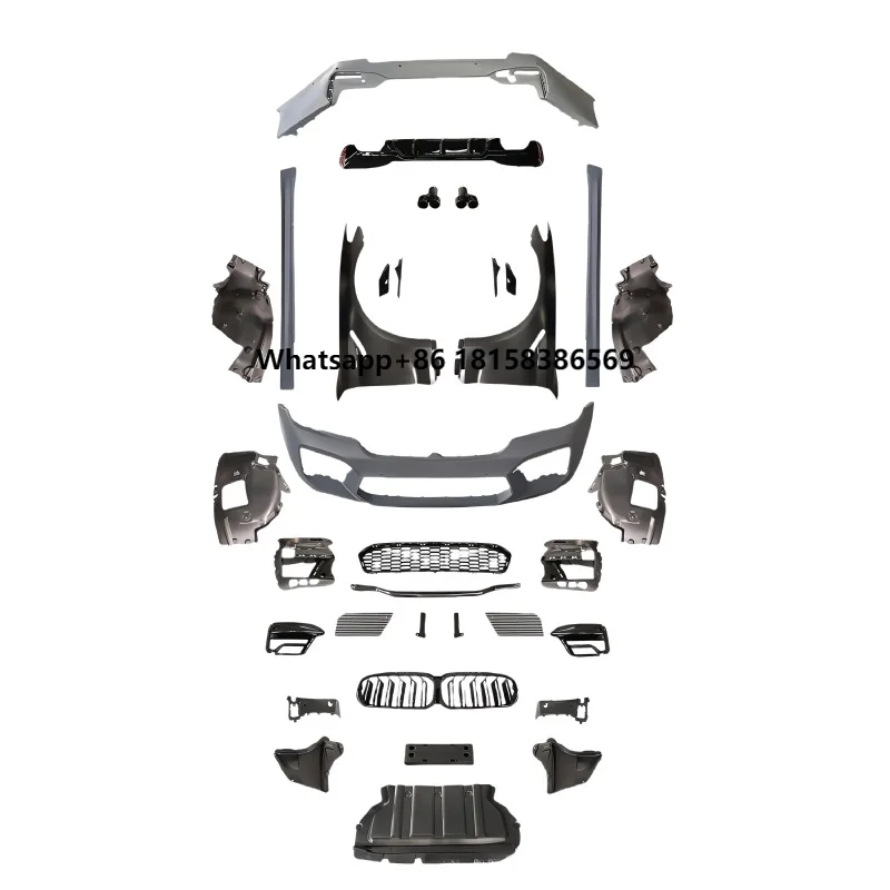 

Suitable for 21-23 5 Series G30/G38 Modified Wide Body M5 Front and Rear Bumper Fender Surround Grille Kit Upgrade
