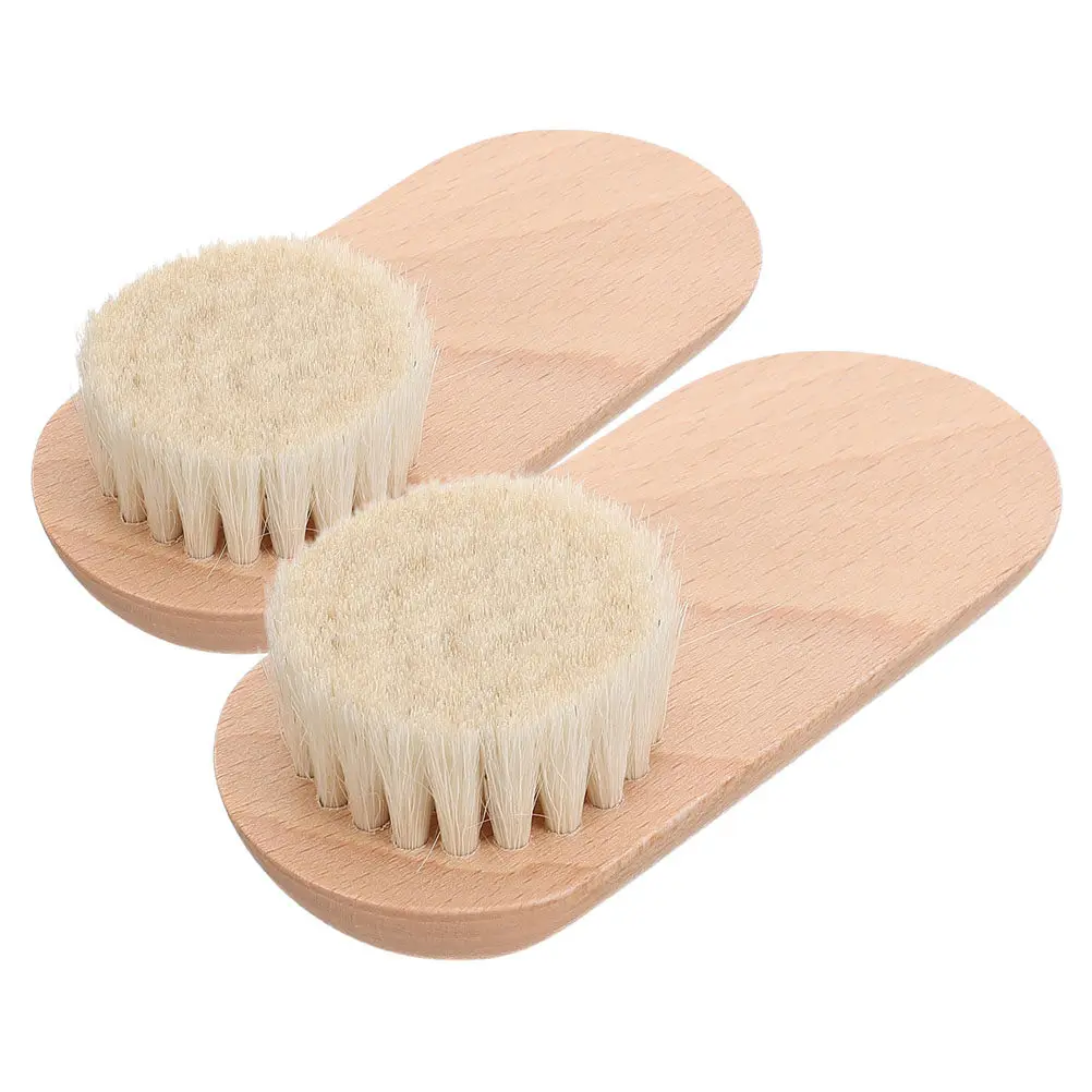 

2Pcs Nail Cleaning Brush Soft Bristles Gentle on Skin for Hands Nails Manicure Pedicure Fingernail Brush Under Nails Scrubber