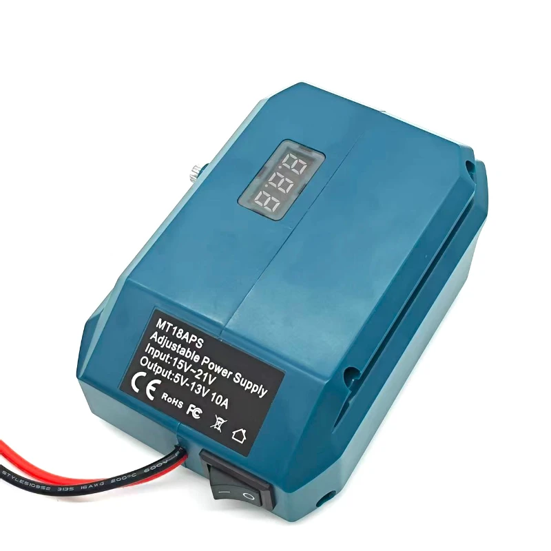 

18V To 12V Step-Down Converter for Makita/Milwaukee/Bosch/Craftsman 18/20V Batteries Adjustable Voltage Regulator Power Adapter