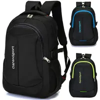 Oxford Shoulder Backpack Fashion Lightweight Waterproof Travel Laptop Rucksack Large Capacity Wear-resistant Student School Bag