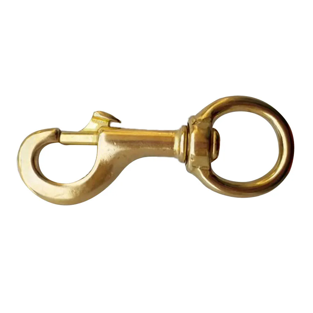 Multi Purpose Durable Brass Swivel Eye Bolt Snap Hook Spring