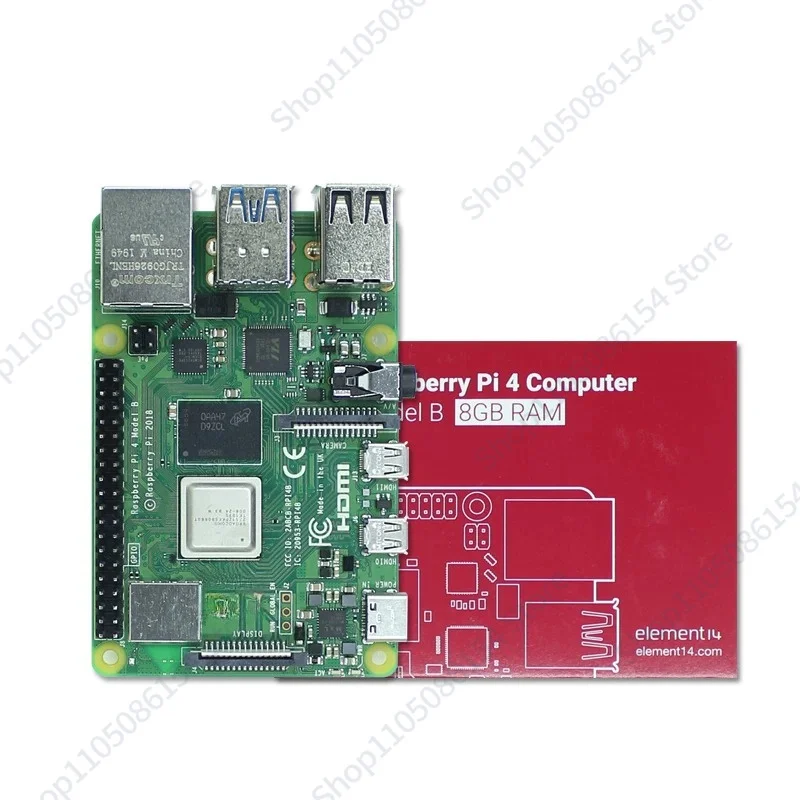 4th generation B type 4B 8GB development board programming AI starter kit Python