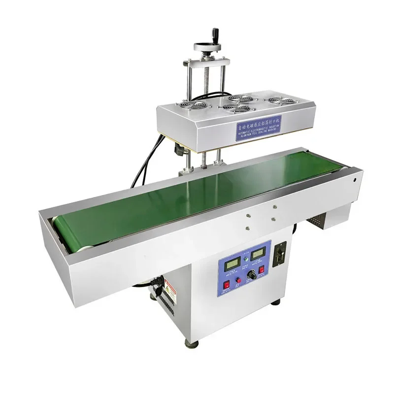 

Vertical Automatic Induction Sealing Machine Bottle Mouth Oil Barrel Honey Bottle Aluminum Foil Medicine Bottle Sealing Machine