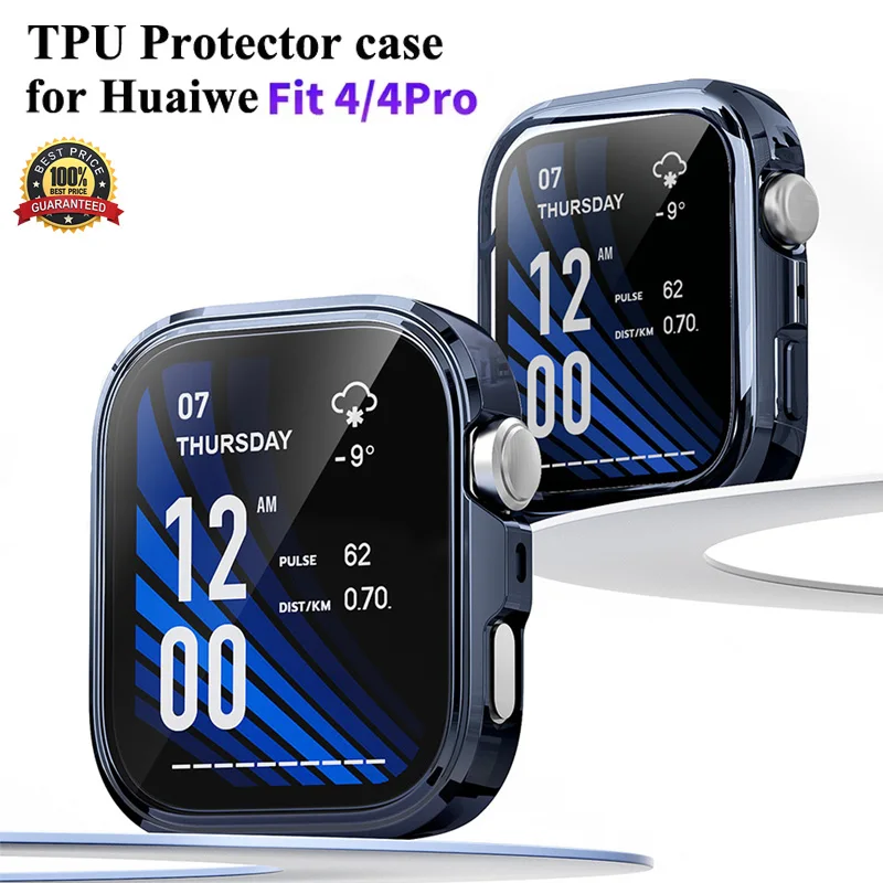 PC Case Glass For Huawei Watch Fit 4 SmartWatch Screen Protector Frame Bumper for Huawei Watch Fit 4 Pro Huawei Fit4 Cover Shell