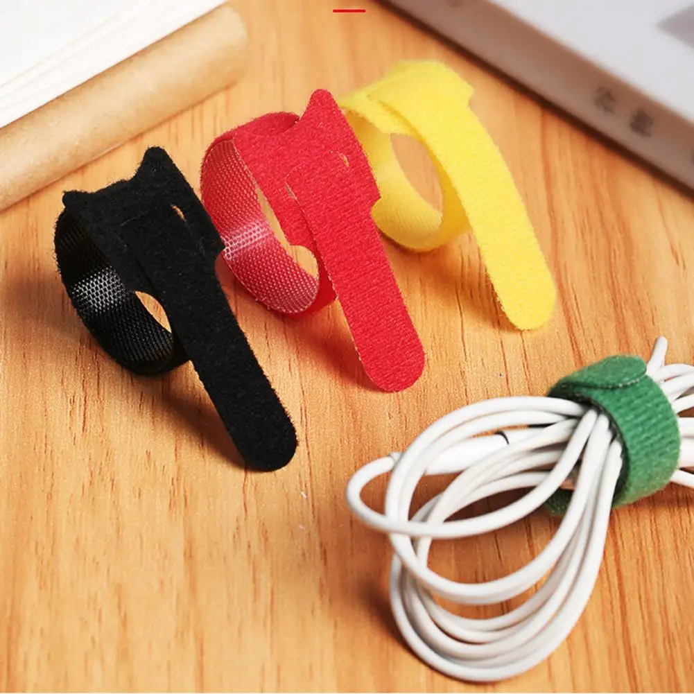 Organize Reusable Strong Sticky Cable Strap Organizer Office Supply