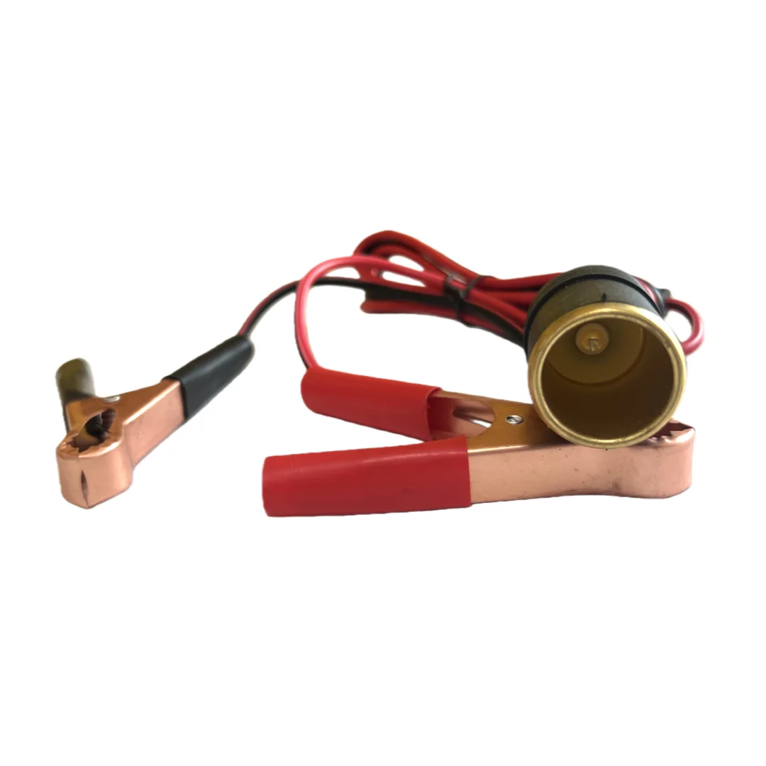 50A Krokodilklemme, Autobatterieklemme, Zigarettenanzünderstecker, Buchse, Hochleistungs-Stromwandler, Verlängerungskabel – Detail 2