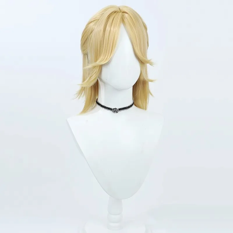 Identity V Perfumer Refiner cosplay wig purple skin yellow hair Halloween gift