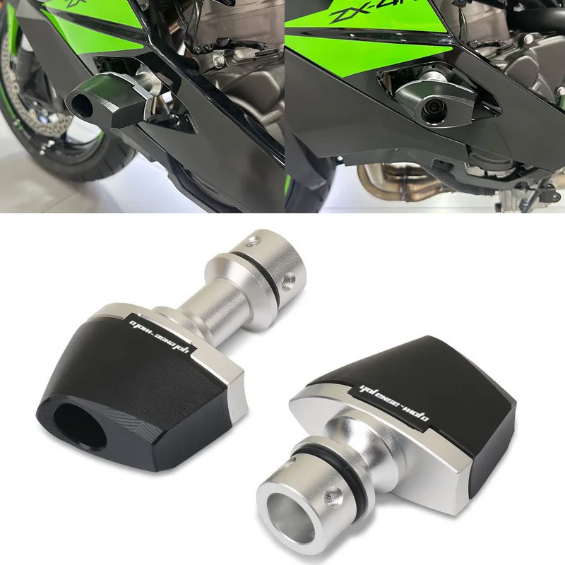 

Motorcycle CNC Falling Protection Frame Slider Fairing Guard Crash Pad Protector Fit For ZX-4R ZX-4RR ZX4R ZX4RR ZX-25R