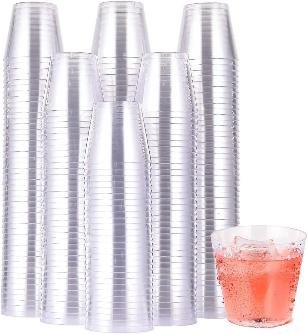 

1000 Pack Plastic Shot Glasses,1 oz Disposable Cups 1 Ounce Tasting Cups Ideal for Whiskey, Wine Tasting,Food Samples