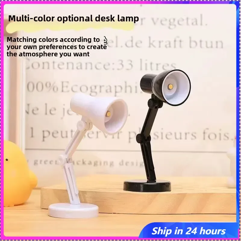 

LED Mini Desk Lamp with Clip Portable Creative Reading Light Night Lamp for Student Dormitory Bed Table Bedroom USB Powered LED