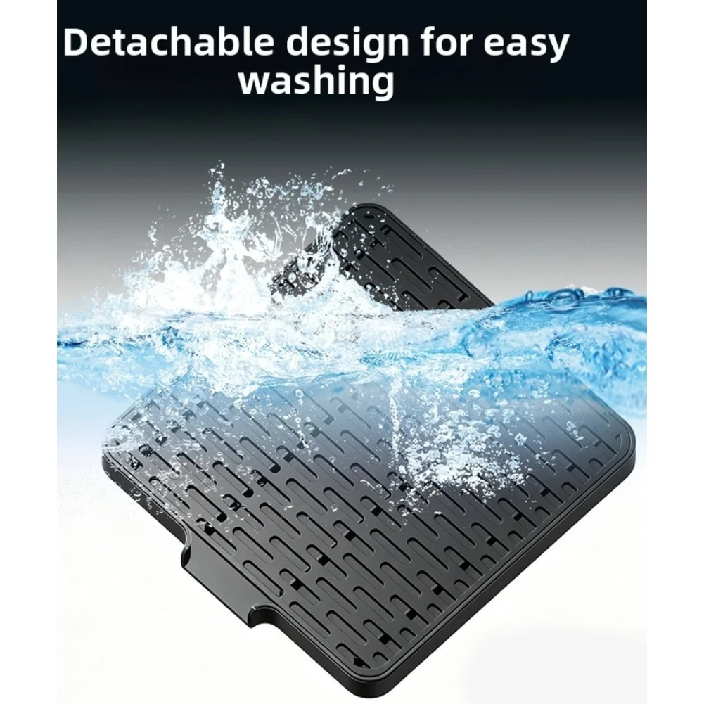 Digital Scale Drip Tray Black Sloped Drain Board For Coffee Brewing Station Weighing Tool Kitchen Gadgets