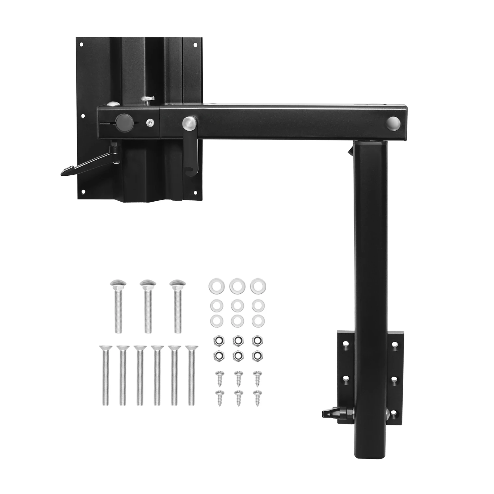 Verstelbaar RV-tafelmontagesysteem met 360 graden draaibare functie °   Draaibare poten van aluminiumlegering, geschikt voor campervan, camper, woonboot en jacht