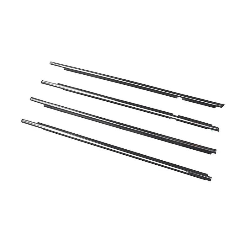 4Pcs Chrome Window Rubber Trim For Toyota Land Cruiser/Prado 120 2003-2009 For Lexus GX470 Weatherstrip Seal 75711-60061 view 6