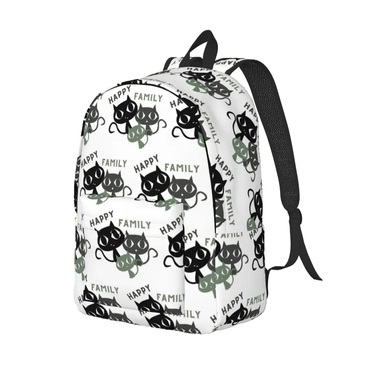 

Happy Family Backpack Daypack Large Capacity Kids BookBag School Bag Shoulder Bags for Men Women