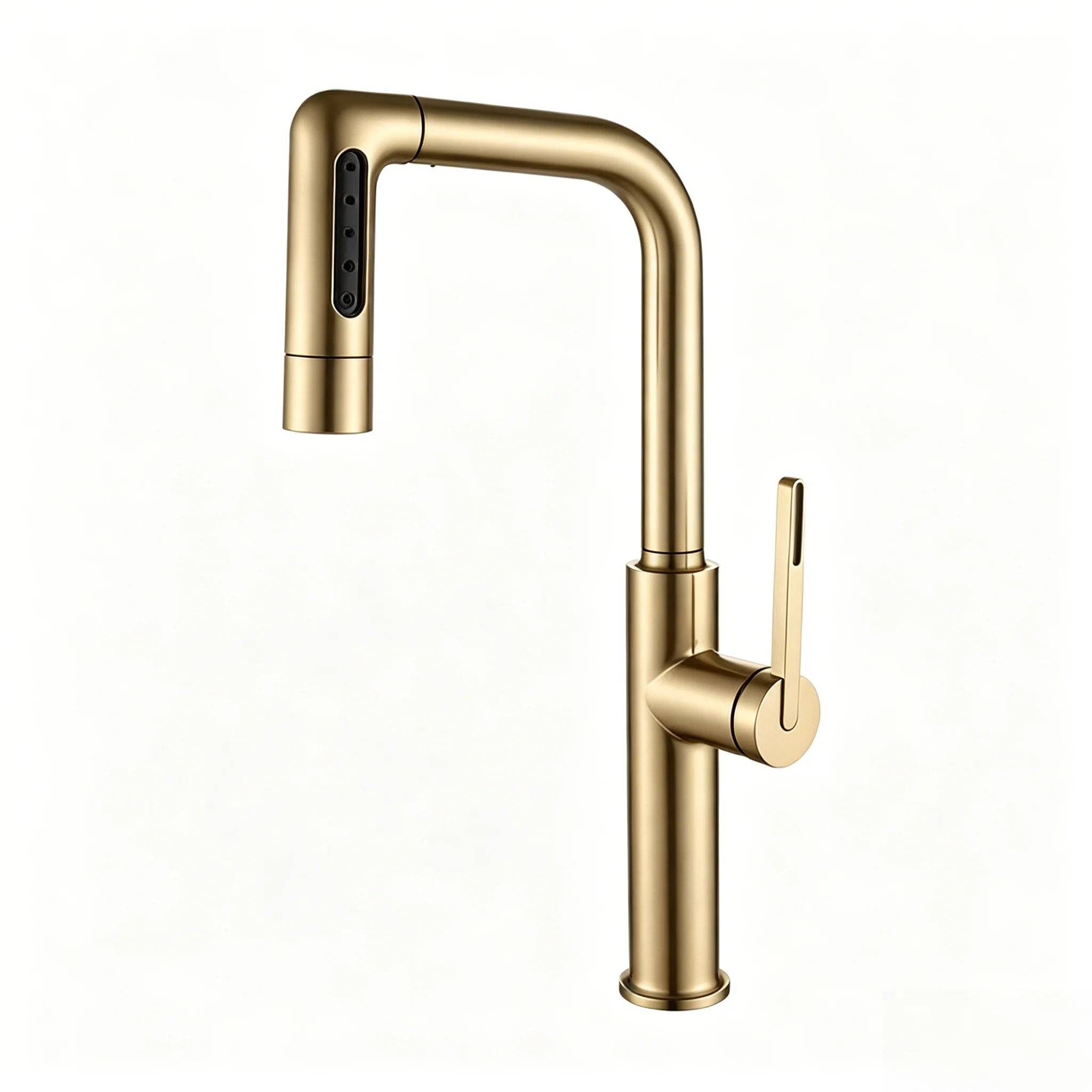 Pull Kitchen Faucet Stainless Steel Material Single Spout Waterfall Stream Mod Classic Design Mounted Basin Tap Chrome Exterior