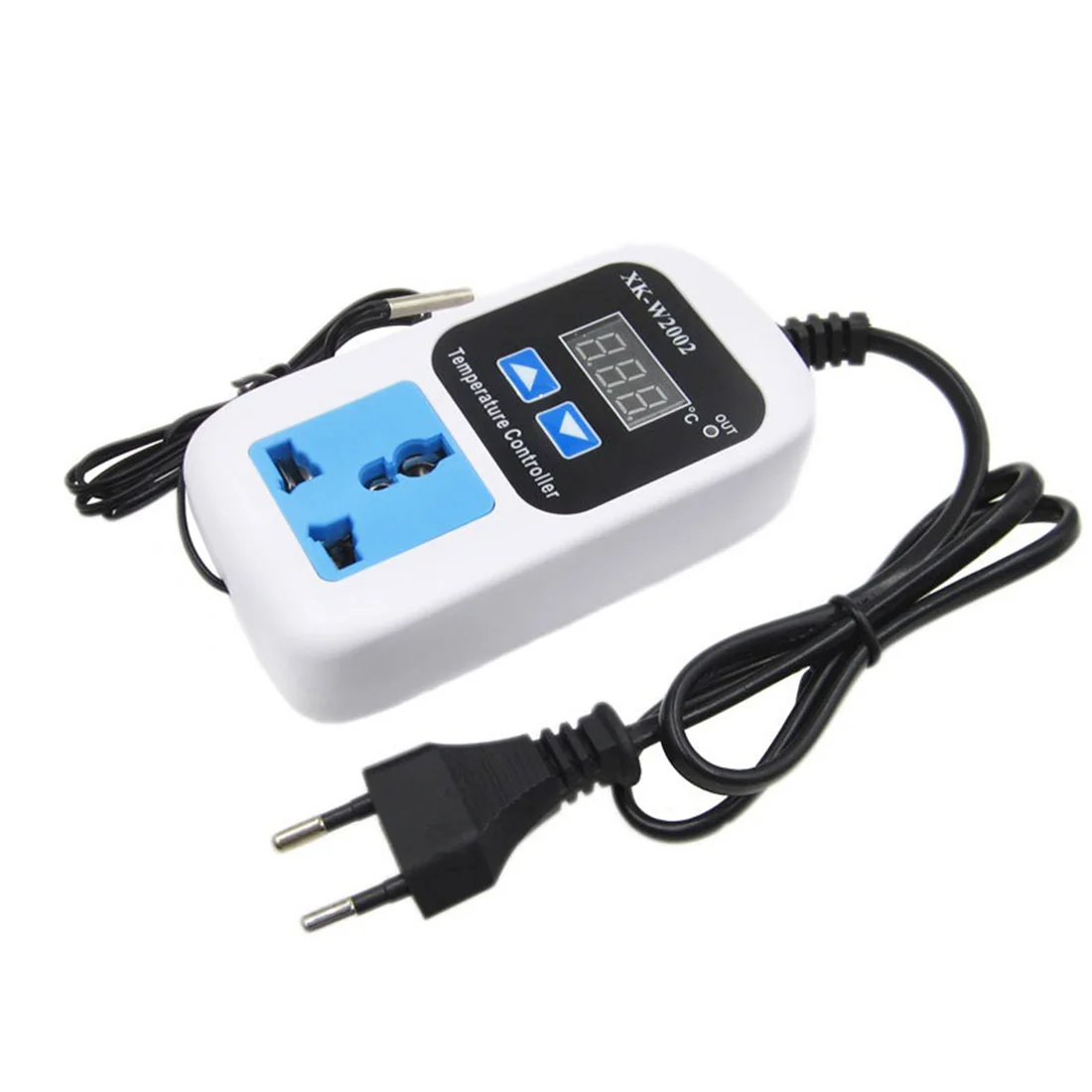 AC 110-220V Digital Thermostat Regulator Temperature Controller Thermostat Regulator Socket Outlet XK-W2002 US Plug