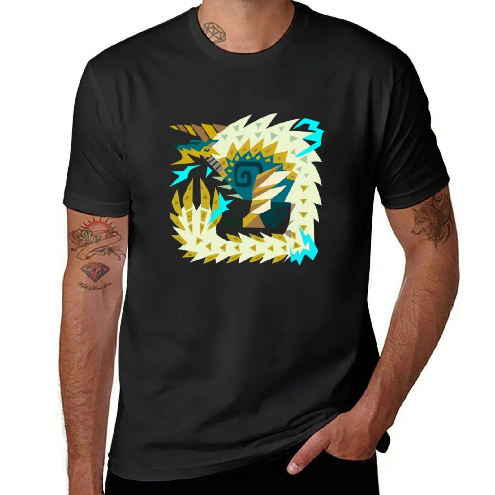 

Zinogre T-Shirt funny shirt cotton oversize t-shirts man customs design your own funny costumes men tshirt