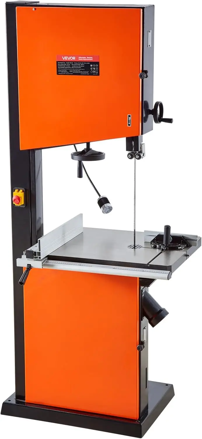 Woodworking Bandsaw, 18-Inch, Band Saw with 2240W 3HP Motor, 16-Inch Maximum Cutting Height, 27.2 x 20 in Cast Iron Table, with