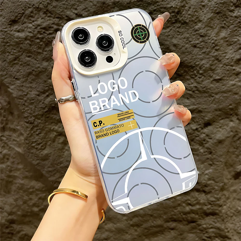 حافظة هاتف لهاتف lMDColor باللون الأسود لهاتف lPhone 16 16e 15 14 13 12 11 Pro Max Plus COOL-islandes-stonesY-P #3