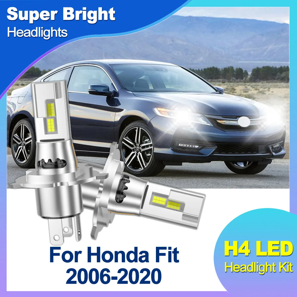 

Для Honda Fit 2006-2020 H4/9003 лампочки 1:1 галогенный вентилятор охлаждения Plug & Play HeadLight Прямая посадка в упаковке из 2 шт.