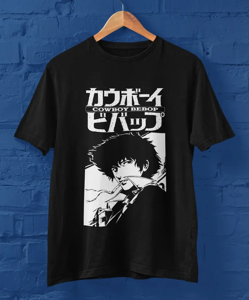 Cowboy Bebop Unisex, Vintage Anime T-shirt