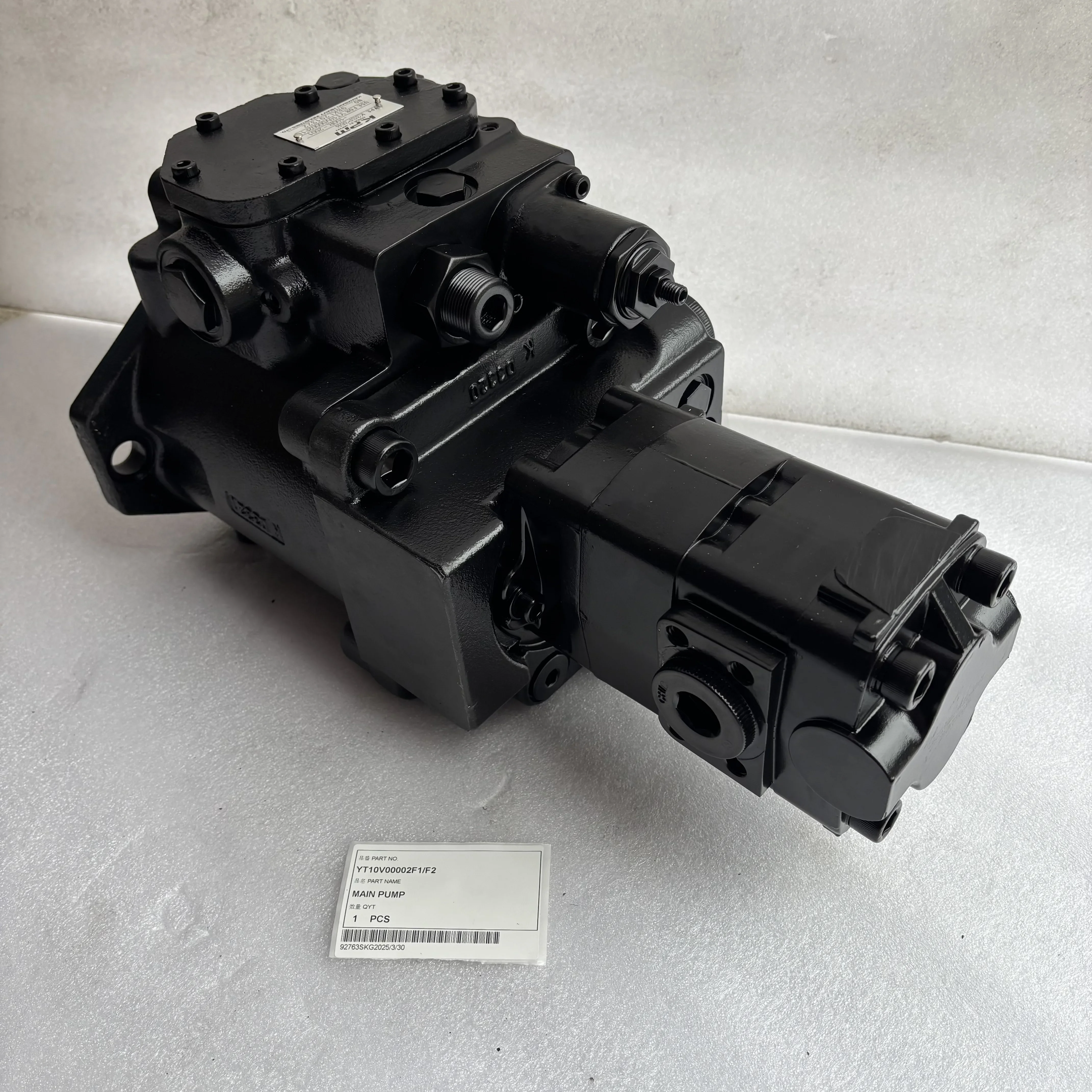 스파클링 머시너리 SK80CS-1E 80MSR-1E YT10V00002F1 YT10V00002F2 YT10V00003F2 YT10V00005F1 K3SP36B 유압 펌프 어셈블리 53.6KG