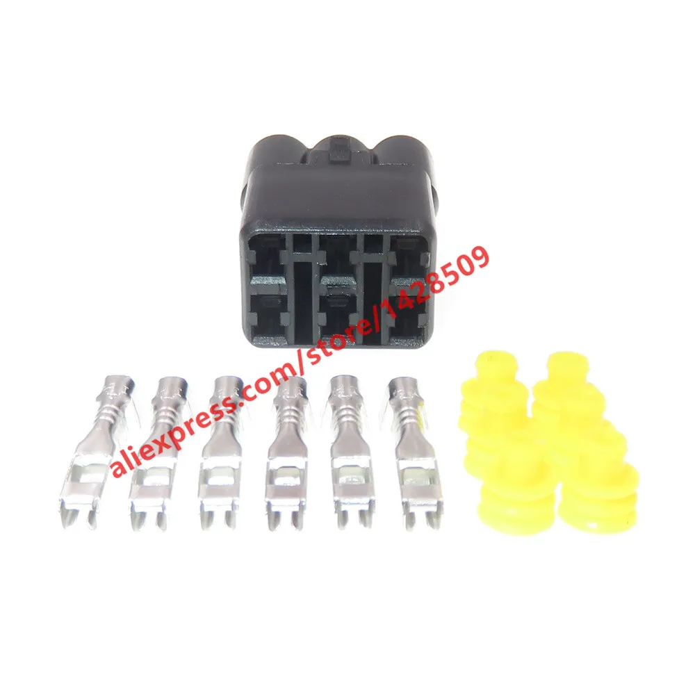 1 Set 6 Pin 2.2 Series 6189-6171 6180-6181 Auto Radar Oxygen Sensor Wire Harness Waterproof Socket For SUZUKI