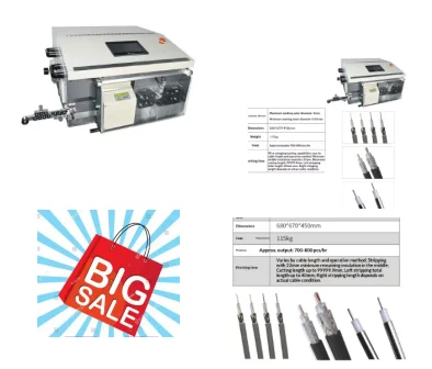 

Fully Automatic New Energy Wire Cutting and Stripping Coaxial Machine 1PCS